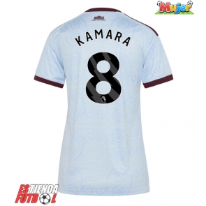 Aston Villa Boubacar Kamara #8 Tercera Equipación Mujer 2026-27 Manga Corta